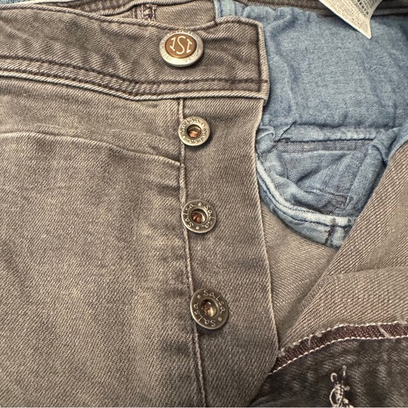 Salsa 1st Level Men’s Gray Denim Jeans Button Fly zippered pockets 38x34 - Picture 8 of 16